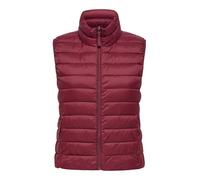 ONLY Quilted Waistcoat Onltahia LW-Abrigo de Cintura Acolchado CC Otw, Rojo Oscuro, M Mujeres