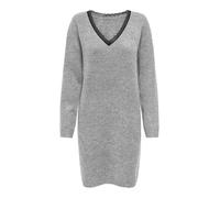 ONLY Revers Onltammy LS Solapa Lace Dress BF Knt, Gris Claro, XS Mujeres