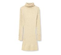 ONLY Rollneck Dress At Knt Onllouis LS-Cable de Cuello Enrollado, Mocha Meringue, XS Mujeres