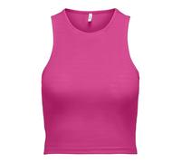 ONLY S Onlbelia L Crop Top Jrs Noos, Fucsia Fedora, Mujeres