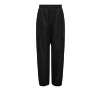 ONLY S ONLCASHI Cargo Pant WVN Noos, Pantalones Mujer, Black, MW / 32L