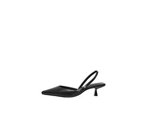 ONLY Sandalias Onlcoco-4 Pu Slingback-Noos para mujer, Negro, 37 EU