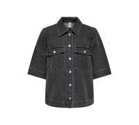 ONLY Shirt Onlbelle S/S Camiseta Dnm Gua Noos, Negro Lavado, S Mujeres
