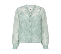 ONLY Shirt Onltessa Eliza L/S Camiseta Wvn CS, Verde (Granite Green), XL Mujeres