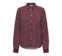 ONLY Shirt Onlveda Border L/S Camiseta Wvn, Zinfandel, L Mujeres