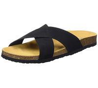 ONLY SHOES - ONLMADISON-1 CROSS SUEDE SLIP ON, Sandalias planas, Black,