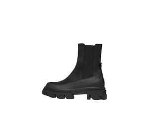 ONLY SHOES ONLTOLA-1 Nubuck PU Chunky Boot-Noos, Botas Cortas al Tobillo Mujer, Black, 36 EU
