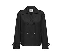 ONLY Short Trenchcoat Onlhannah Otw-Gabardina Corta, Negro, XL Mujeres