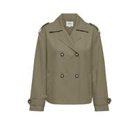 ONLY Short Trenchcoat Onlhannah Otw-Gabardina Corta, Verde Claro, S Mujeres