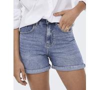 Only Short vaquero de mujer de tiro alto. Azul claro 34 (XS)