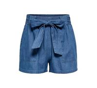 ONLY Shorts Onlnova Azure Talia Wvn-Pantalones Cortos, Media Blue Denim, M para Mujer