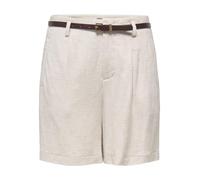 ONLY Shorts Onlsiesta HW Belt Lin Bl Pantalones Cortos Pnt Noos, Moonbeam, XS para Mujer