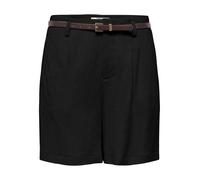 ONLY Shorts Onlsiesta HW Belt Lin Bl Pantalones Cortos Pnt Noos, Negro, XS para Mujer