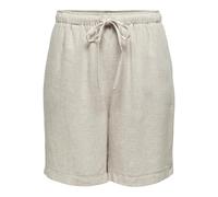 ONLY Shorts Onlsiesta MW Pull-Up Lin Bl Pantalones Cortos Noos, Moonbeam, 3XL para Mujer