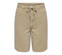 ONLY Shorts Onlsilla MW String Bermuda Pantalones Cortos Pnt, Savannah Tan, L para Mujer