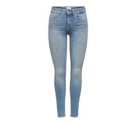 ONLY Skinny fit Jeans ONLBLUSH Mid Rise Skinny Fit Jeans Light Blue Denim XL 30 Light Blue Denim