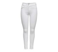 ONLY Skinny fit Jeans ONLBLUSH Mid Waist Skinny Fit Jeans White XL 30 White
