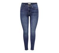 ONLY Skinny fit Jeans ONLPOWER Mid Waist Skinny Fit Jeans Dark Blue Denim XL 30 Dark Blue Denim