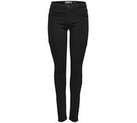 ONLY Skinny fit Jeans ONLRAIN Mid Waist Skinny Fit Jeans Black Denim XS 32 Black Denim