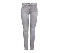 ONLY Onlwauw Life Mid Sk Bb Bj694 Noos, Jeans Mujer, Gris (Medium Grey Denim), XS
