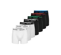 ONLY & SONS Onsfitz Solid Trunk Noos-Pack de 7 Unidades Bóxer, Negro/Detalle: 4 Black 1 White 2 MGM, M para Hombre