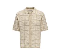 Only & Sons Camisa beige / blanco XL beige / blanco