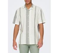 Only & Sons Camisa 'ONSCAIDEN' oliva / blanco S oliva / blanco