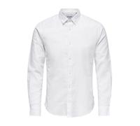 Only & Sons Camisa Onscaiden LS lino lisa blanco Talla L para hombre