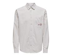 Only & Sons Camisa 'ONSDrake' capuchino / rojo oscuro / blanco natural XXL capuchino / rojo oscuro / blanco natural
