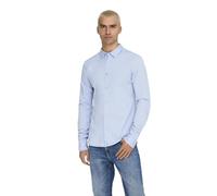 Only & Sons Camisa para Hombre ONSROBIN Camisa, Color Azul., XS