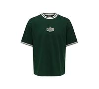 Only & Sons Camiseta 'ONSLES CLASSIQUES CASPIAN' pino / blanco XS pino / blanco
