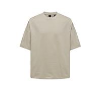 Only & Sons ONSMILLENIUM OVZ SS TEE NOOS M Beige