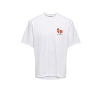 Only & Sons Camiseta 'ONSTASTY' verde / naranja / negro / blanco M verde / naranja / negro / blanco