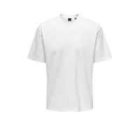 ONLY & SONS Camisetas ONSFRED RLX SS tee Noos para Hombre, Color Blanco Brillante, S (4 Unidades)