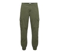 Only & Sons Cargo Trousers ONSCARTER Tapered Fit Cargo Trousers Olive Night 30 30 Olive Night