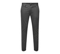 Only & Sons Chino Trousers ONSMARK Slim Fit Chino Trousers Black 38 32 Black 1