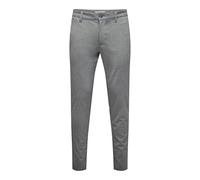 Only & Sons Chino Trousers ONSMARK Slim Fit Chino Trousers Medium Grey Melange 30 30 Medium Grey Melange