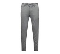 Only & Sons Chino Trousers ONSMARK Slim Fit Chino Trousers Medium Grey Melange 34 34 Medium Grey Melange