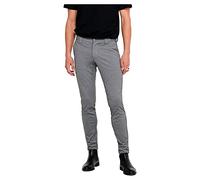Only & Sons Chino Trousers ONSMARK Slim Fit Chino Trousers Medium Grey Melange 36 34 Medium Grey Melange