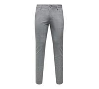 Only & Sons Herren Onsmark Slim Check Pants 9887 Noos Limestone 34W/32L