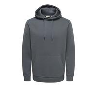 Only & Sons Hombre O&S Suave Sudadera con Capucha Básica Jumper Suéter ONSCERES, Color:Gris, Talla Sudadera:XL