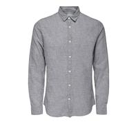 Only & Sons Hombre Onscaiden LS Solid Linen Shirt Noos Camisa Not Applicable, Dress Blue, M