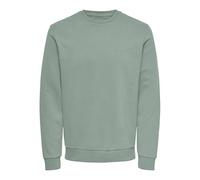 Only & Sons Hombres O&S Sudadera Básica Regular Suéter Largo Camiseta sin Capucha EAONDETAL, Color:Verde Pastel, Size:S