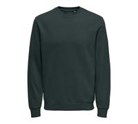 Only & Sons Hombres O&S Sudadera Básica Regular Suéter Largo Camiseta sin Capucha EAONDETAL, Color:Verde-4, Size:M