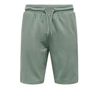 Only & Sons Hombres Pantalones Cortos Jogger O&S Shorts De Entrenamiento Y Ocio ONSNEIL, Color:Verde-2, Talla:M