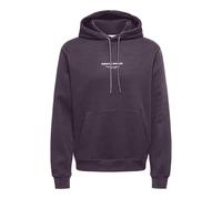 ONLY & SONS Hoodie Sweat Sudadera con Capucha Onscurated Reg Noos, Plum, L para Hombre