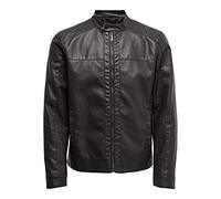 Only & Sons Chaqueta de entretiempo 'Mike' negro, Talla XL