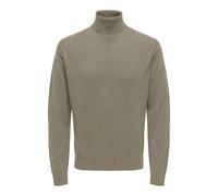 ONLY & SONS Jersey de Punto para Hombre, Desierto Taupe/Detail:Melange, XXL