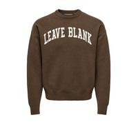 Only & Sons Jersey 'PINE' marrón / blanco XS EUR