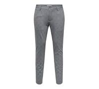 ONLY & SONS Male Onsmark Slim Fit Hose Check 020919-Pantalón Noos, Ultimate Grey, 33W / 30L Hombres